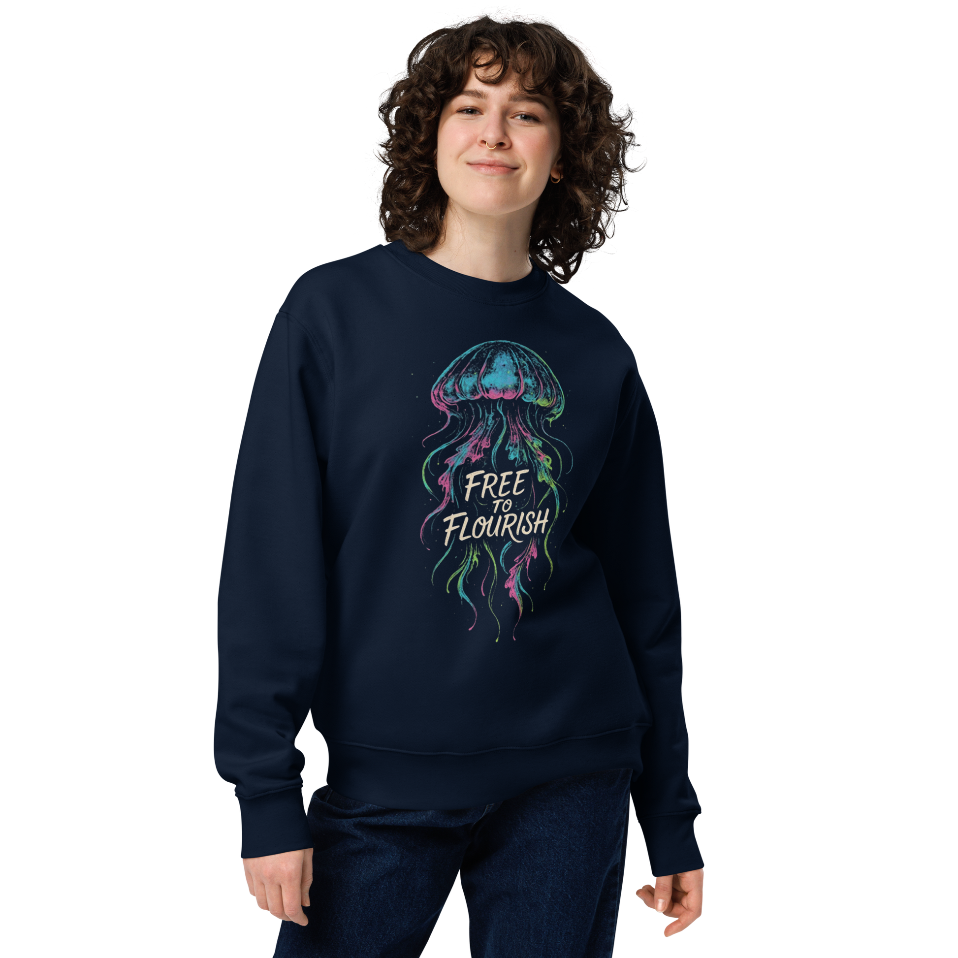 Free to Flourish Organic Cotton Sweatshirt