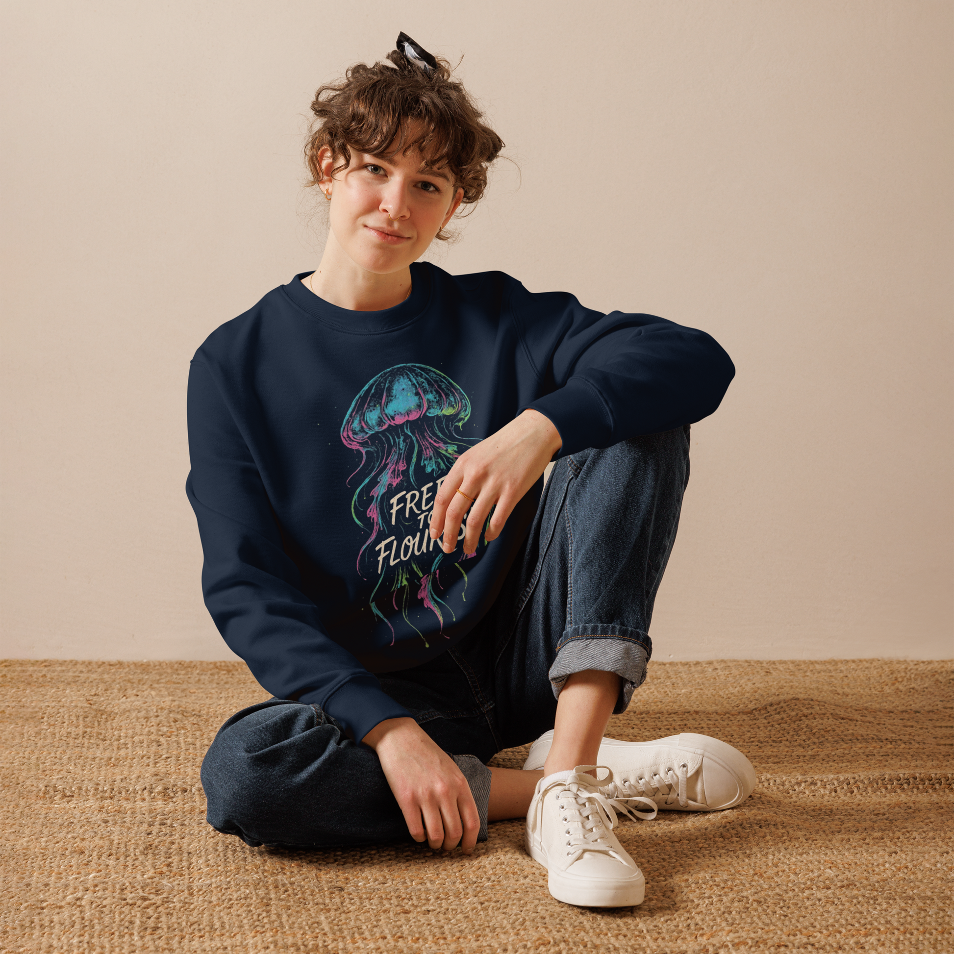 Free to Flourish Organic Cotton Sweatshirt