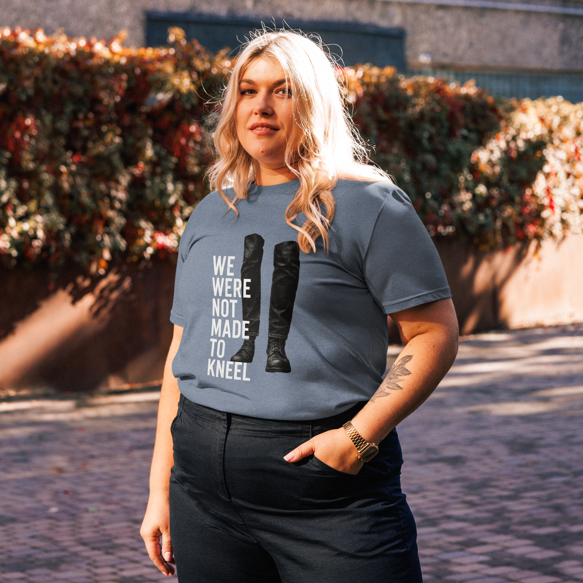 Not Made to Kneel Organic Cotton Unisex T-Shirt