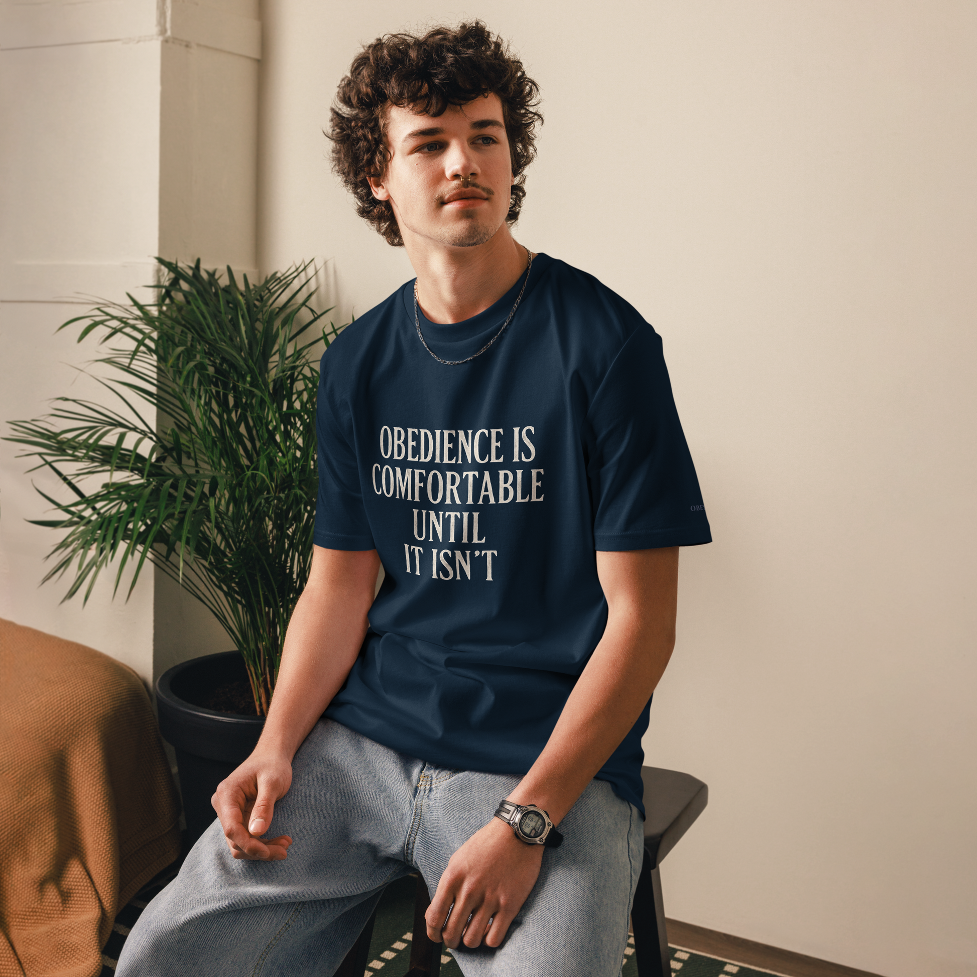 Obedience Is Comfortable Organic Cotton Unisex T-Shirt