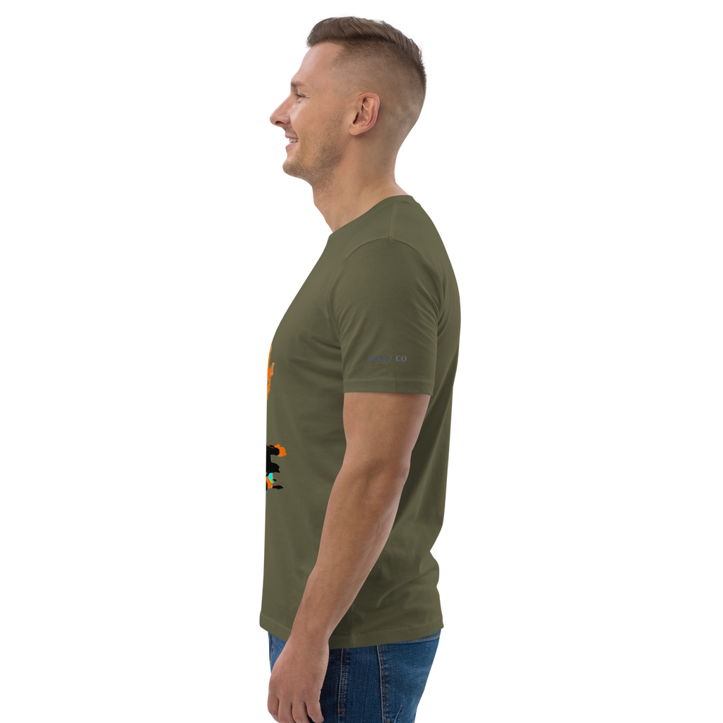Colour TV Head Organic Cotton Unisex T-Shirt