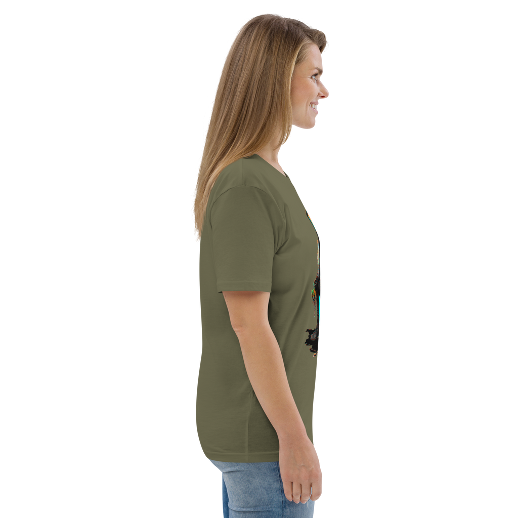 Colour TV Head Organic Cotton Unisex T-Shirt