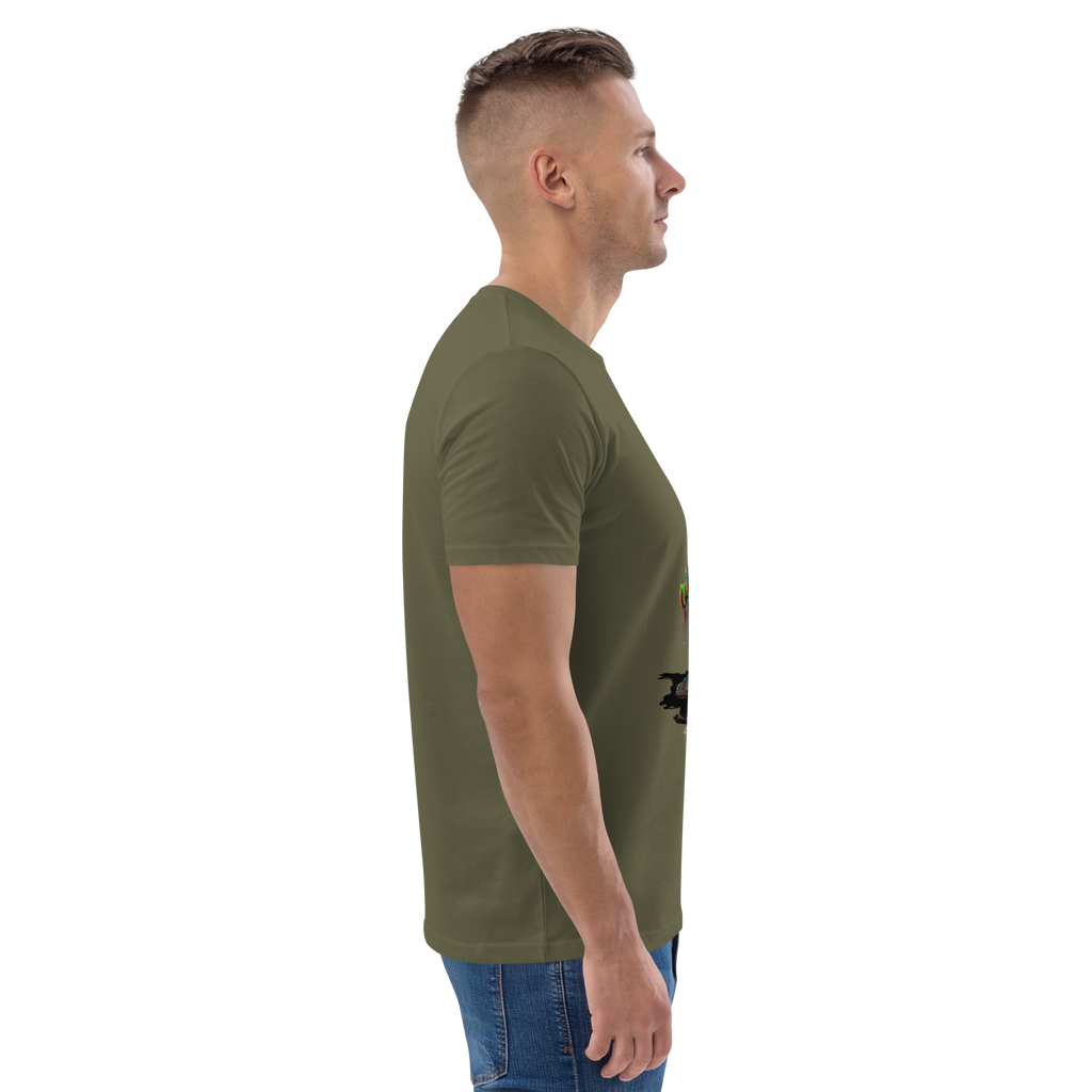 Colour TV Head Organic Cotton Unisex T-Shirt