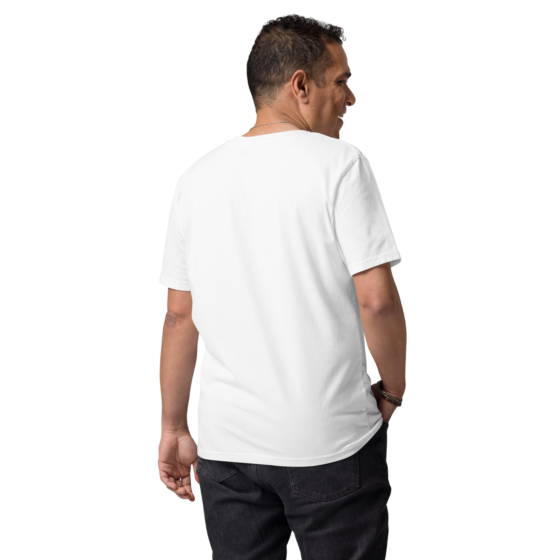 Smiley Screen Organic Cotton Unisex T-Shirt
